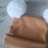 Bonnet oreilles pompons en tissu maille 100% coton - Oeko-Tex